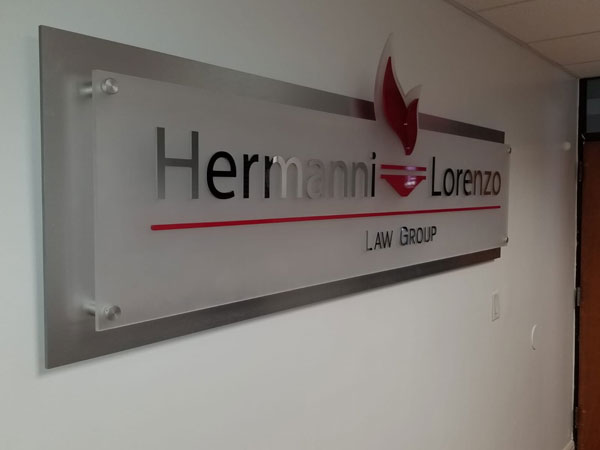 Acrylic indoor dimensional letters for Hermani Lorenzo in Miami, FL