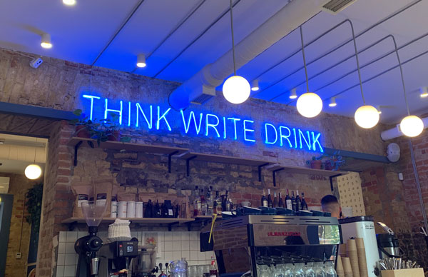 Think Write Drink LED signs in Miami, FL
