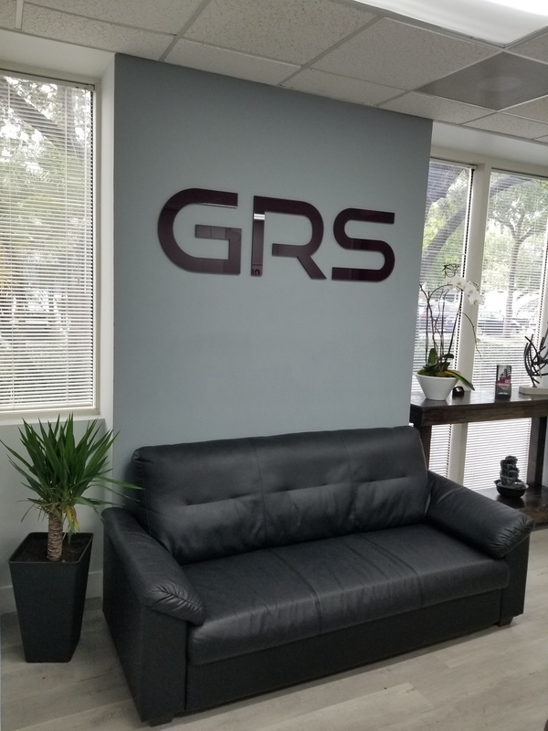 Lobby Signs for GRS in Miami, FL